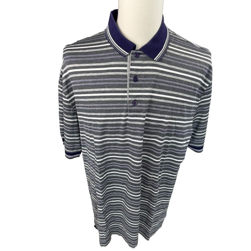 Brooks Brothers St. Andrews Links Edition Golf Polo Short Sleeve Shirt‎ Mens XL